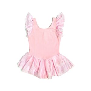 Leotardo con falda algodón niña